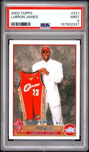 2003 Topps Lebron James #221 PSA 9 Rookie