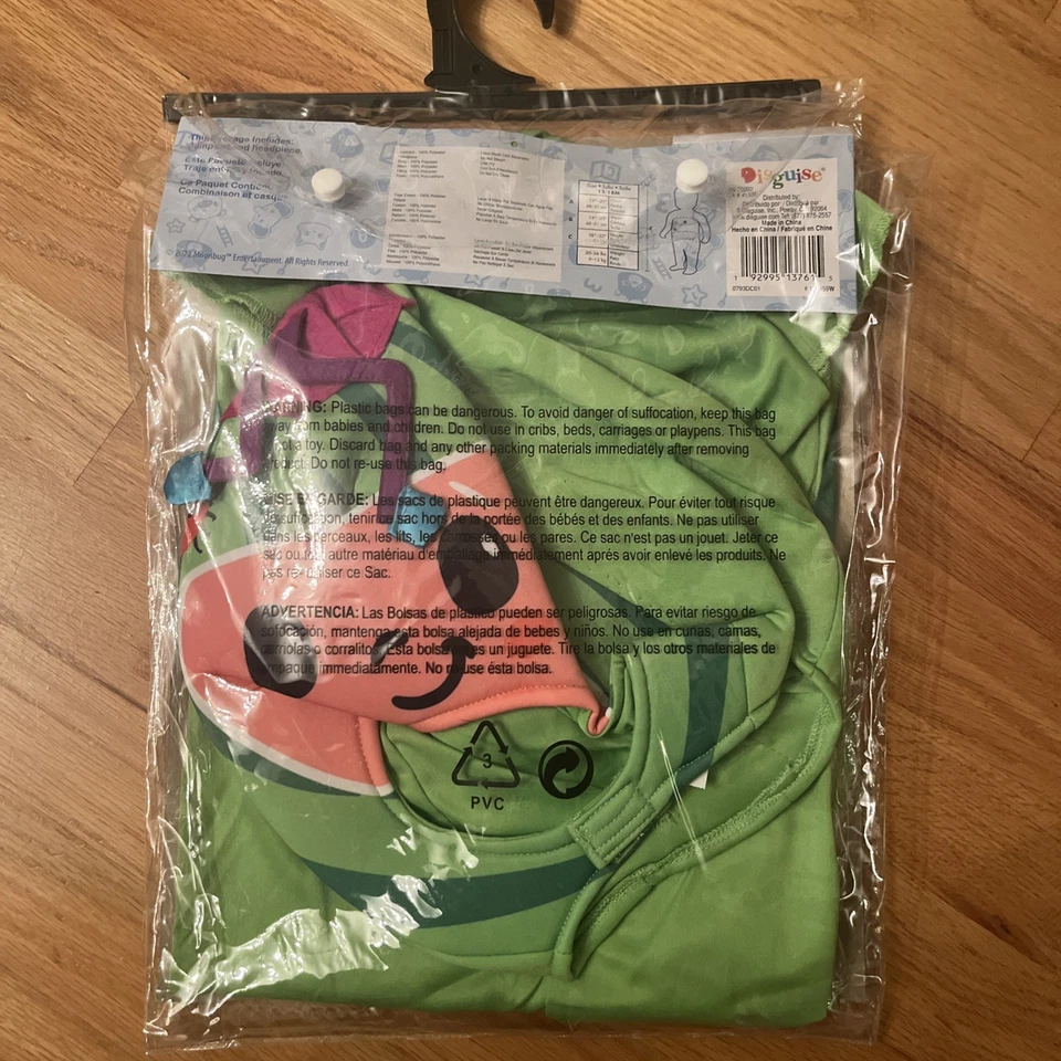 Disfraz Cocomelón Melón Infantil Halloween Disfraz Talla 12-18 Meses Sandía Foto 4 de 4