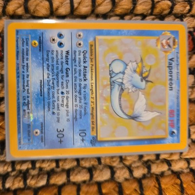 1995 Pokmon TCG Vaporeon 12/64 Jungle Base Set Holo Rare | eBay 1995 Pokmon TCG Vaporeon 12/64 Jungle Base Set Holo Rare | eBay