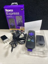 Roku Express 3960RW HD Streaming Device - Black CIB Preowned