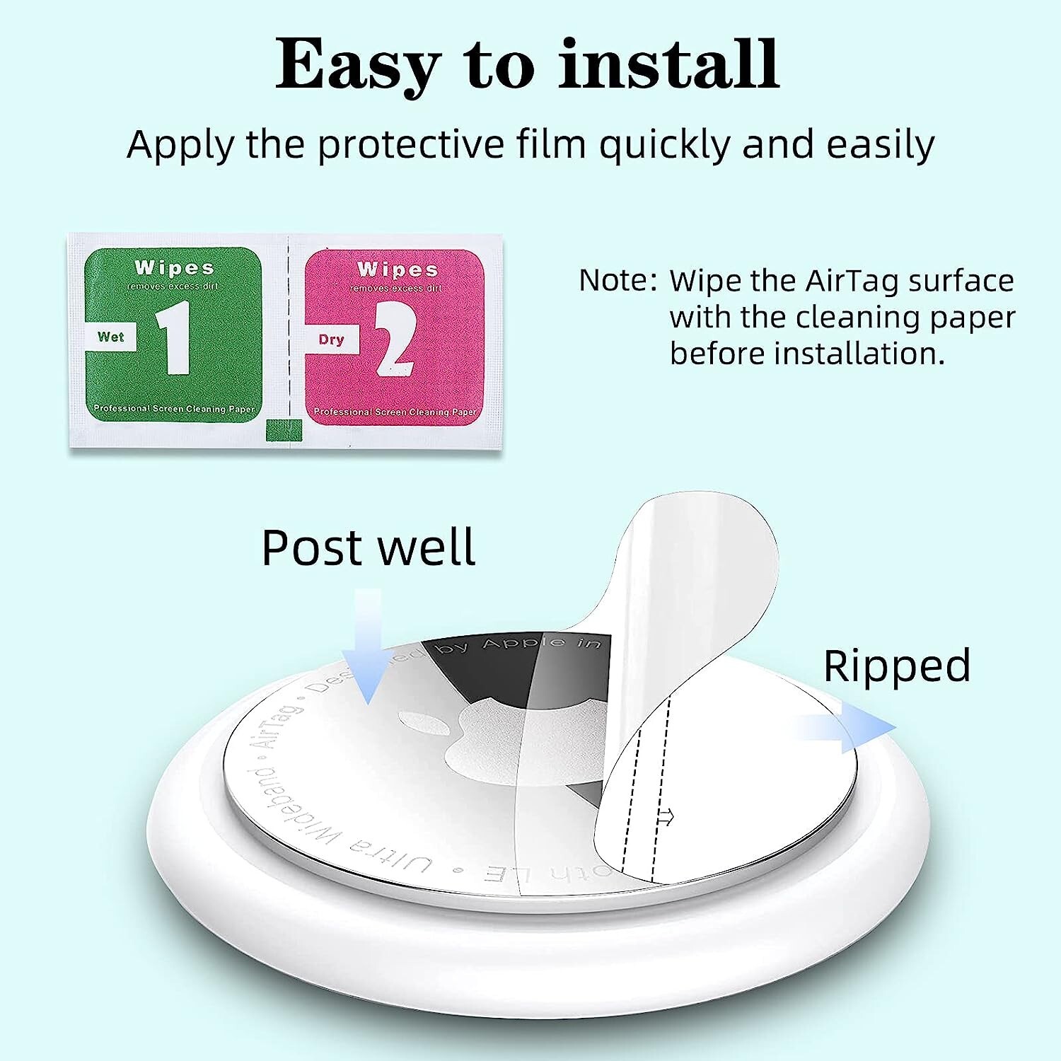 Pet Airtag Collare Protector per Accessori per Collare per Cani e Gatti Airtag foto 4