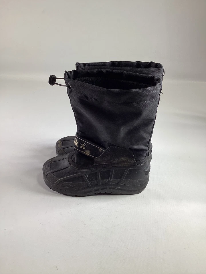 Botas de lluvia negras Kamik para niños talla 4 usadas en excelente estado Foto 3 de 4