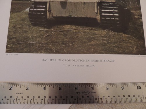 WW2 German Army Das Heer 1942 Propaganda OKW Complete Set 52 Prints Tiger MG34 - Picture 9 of 12