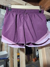 Girls Purple Old Navy Active Go Dry Shorts Size Large 10/12 