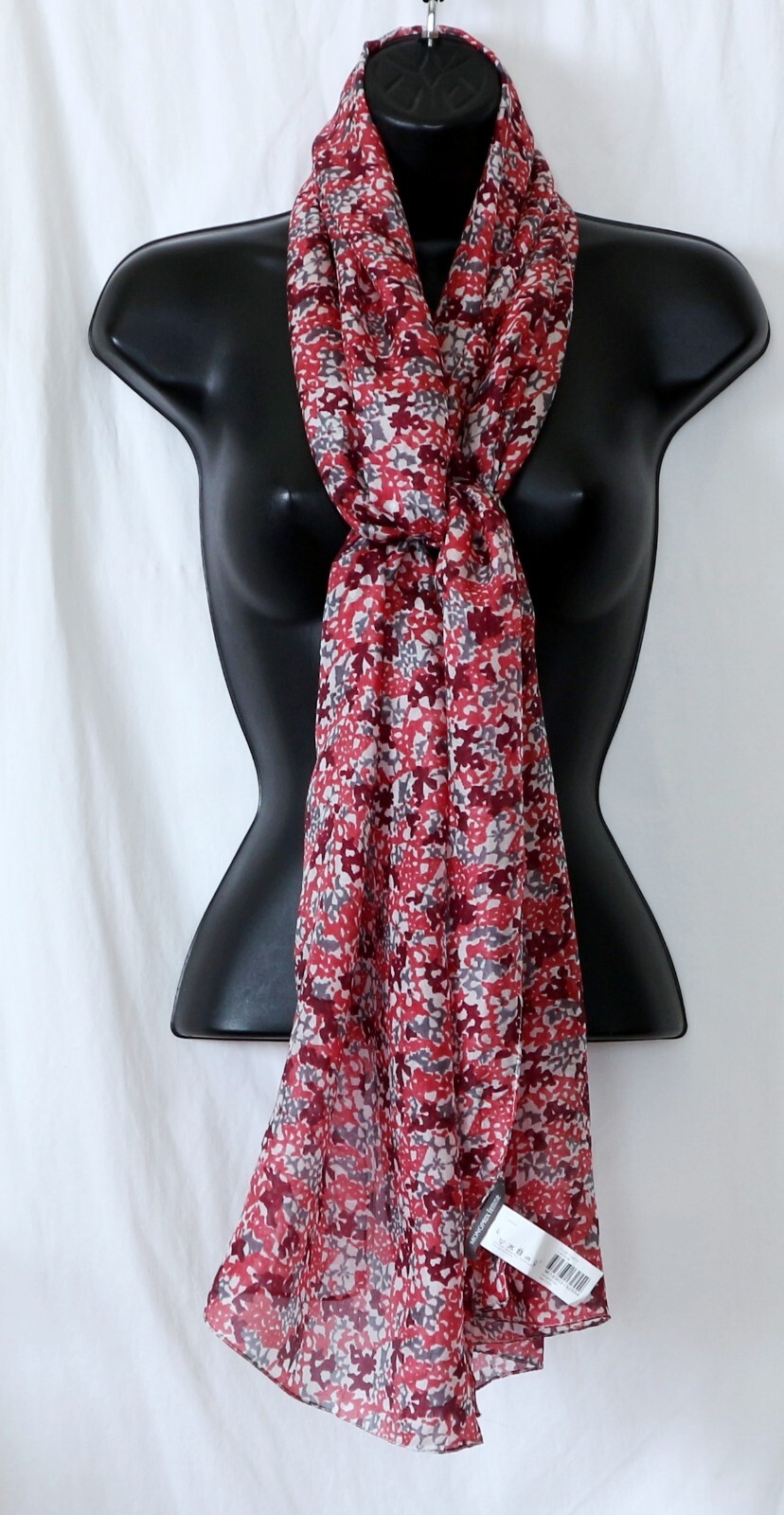 MONOPRIX FEMME Multicolor Print Rectangular Silk … - image 4