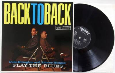 DUKE ELLINGTON & JOHNNY HODGES Back To Back LP Vinyl Verve Jazz * RARE