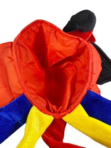 Parrot Hat Jimmy Buffet Hat Plush Parrot Head Hat - Parrot Costume One Size - Picture 9 of 10