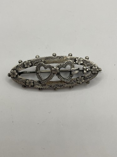 Antique Victorian Sweetheart Sterling Silver Brooch | eBay