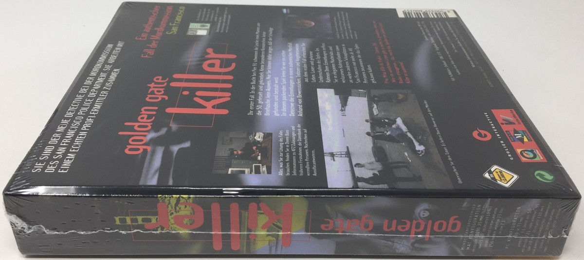 Jeu PC - Golden Gate Killer - Big Box boite Français 1995