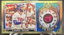 Bryce Harper 2022 Topps Gypsy Queen GQ Gems Mini Indigo /250 #GGM-2