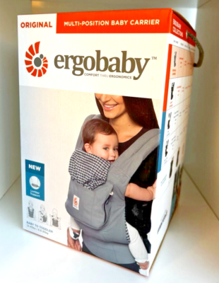ERGOBABY ORIGINAL Baby Carrier - Steel Plaid - NEW - US DUTIES ARE