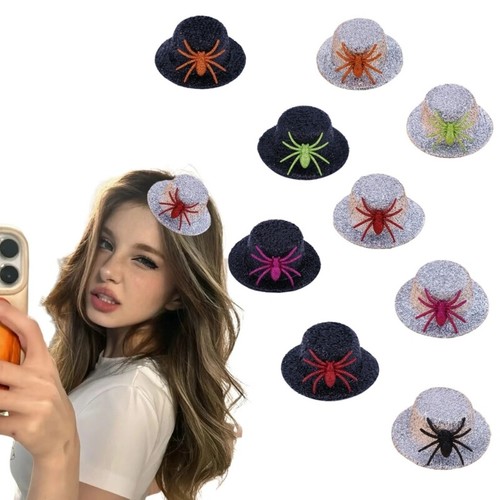 Small Cowboy Hats Spiders Accessories Pack For Doll Decors Halloween Event - Picture 2 of 14