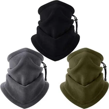 Winter Fleece Face Mask Scarf Balaclava Neck Warmer Gaiter Ski Windproof Bandana