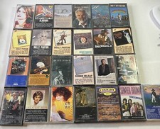 Country Music Cassette Tapes Dolly Parton Garth Brooks Sawyer Brown Lot Of 25