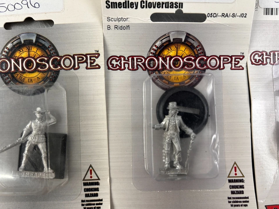 Reaper Chronoscope Miniatures 50204, 50187, 50096, Cloverdash, Frank Buck Foto 3 de 4