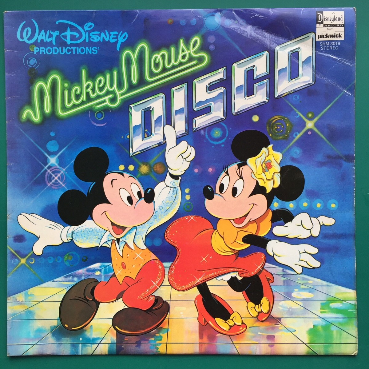 Disney's MICKEY MOUSE DISCO Children's Party Dance LP Burnside