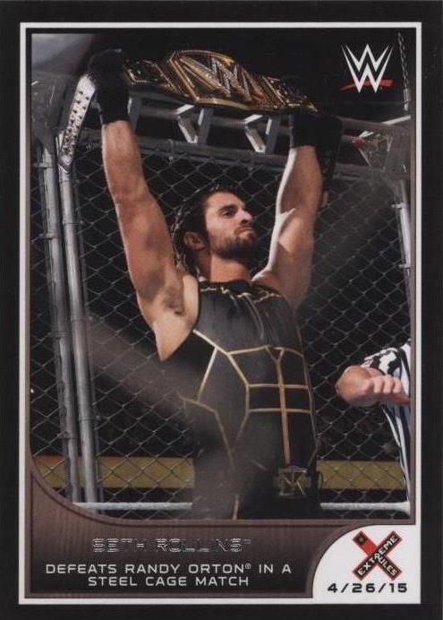 2016 Topps WWE Road to Wrestlemania - Seth Rollins #24 - 1 of 1