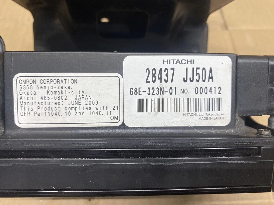 2009 10 Infiniti G37 Coupe Convertible Radar Cruise Control Distance Sensor OEM - Image 4 of 4
