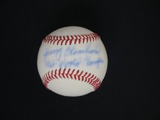 JOHNNY BLANCHARD SIGNED RAWLINGS PRO SIGNATURE SERIES BASEBALL 1961 WORLD CHAMPS