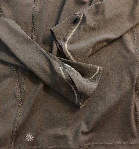 athleta run free half zip