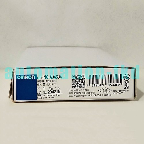 Brand new omron nx ad4604 input unit nxad4604 one year warranty af ebay