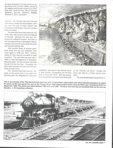 Shoreler Magazine Vol.40 No.1 New Haven Boat Trenes de Carreras Maybrook en Vapor - Imagen 4 de 8