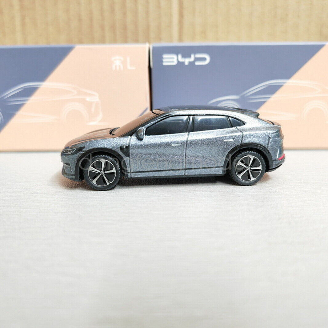 1/64 Sclae For BYD SONG L Grey Diecast Car Model Toy Collection Gift IN BOX