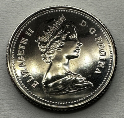 1980 Canadian Dime Proof-Like 10Cent Coin from Mint Set