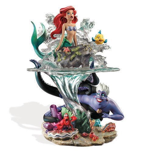 Disney THE LITTLE MERMAID Ariel PART OF HER WORLD Sculpture NEW - Picture 1 of 4