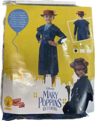 Disney Mary Poppins kehrt zurück Film Mädchen Kostüm Kinder 3-4 Jahre 104 cm *