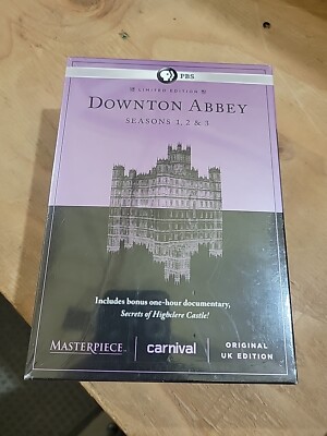 Downtown Abbey Season 1 2 3 Limited Edition complete seasons w/ bonus SEALED