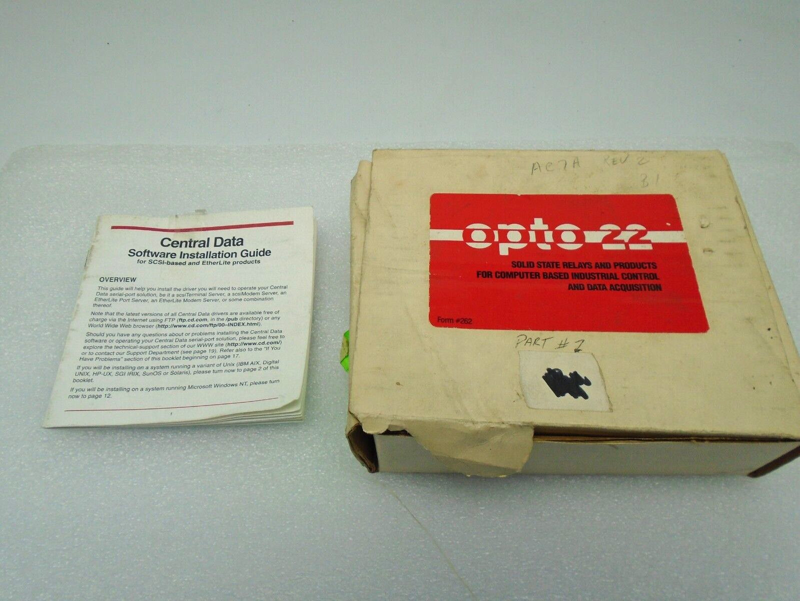 Opto 22 B2 Brain Board #638I