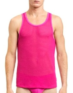 calvin klein body mesh tank top