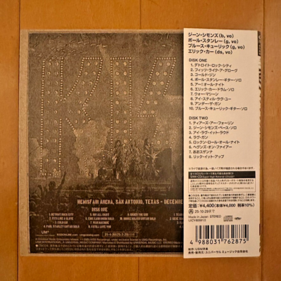 KISS / OFF THE SOUNDBOARD SAN ANTONIO TX.12/3/1985 / SHM-2CD 2025