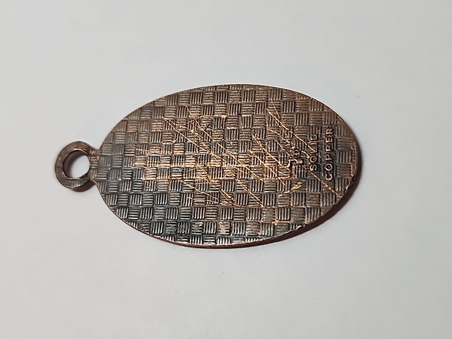 vintage SOLID COPPER ROADRUNNER PENDANT WITH MAKE… - image 3