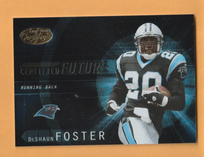 DeShaun Foster Carolina Panthers 2002 Leaf Certified Future #CF8 UCLA Bruins 9C