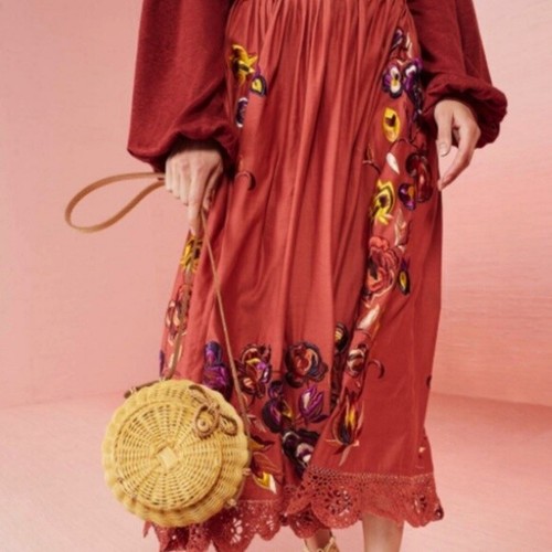 Ulla Johnson Size 6 Yana Embroidered 