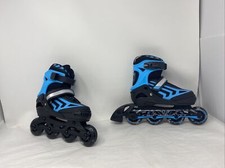 ITurnGlow Kids Adjustable InLine Skates Blue/Black Size Small
