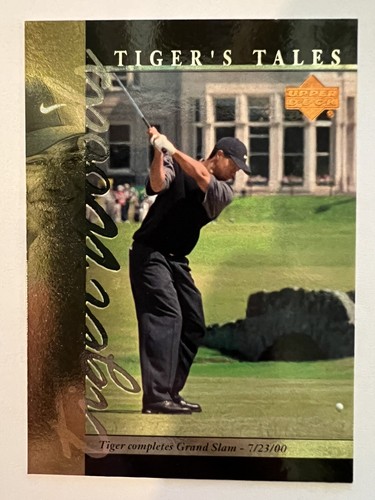 2001 Upper Deck Tiger's Tales #TT26 Tiger Woods RC Rookie