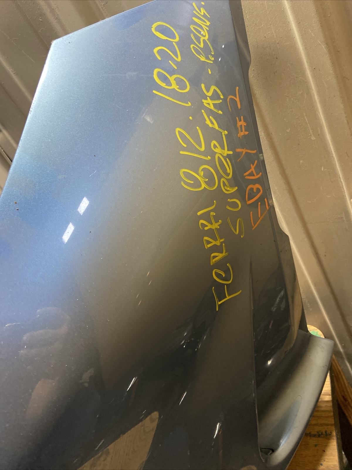 2018 2019 2020 FERRARI 812 SUPERFAST FRONT BUMPER COVER OEM USED