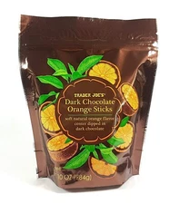 Trader Joe's Dark Chocolate Orange Sticks 10 0Z (Pack of 1)