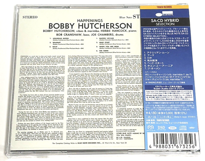 Bobby Hutcherson / Happenings 1967 SACD Hybrid Tower Records