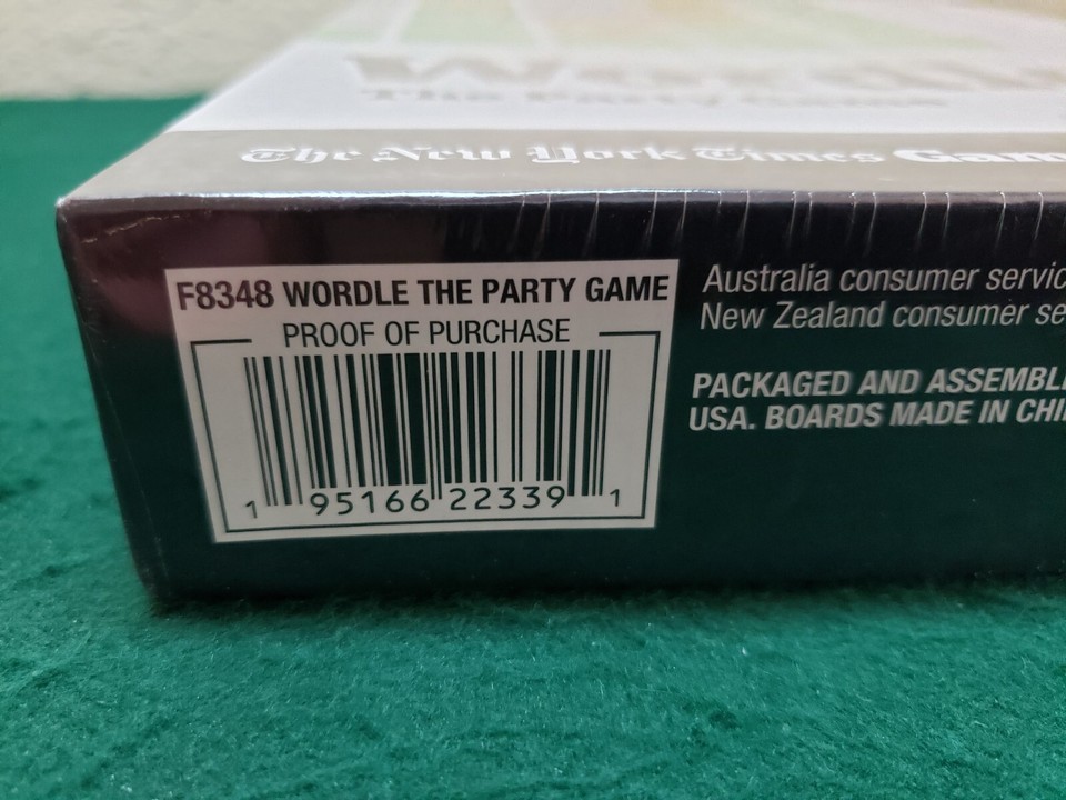 Wordle The Party Game Board Game New York Times Games by Hasbro NEW