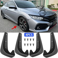 For Honda Civic 4pcs Front Rear Mud Flap Splash Guards Splashguard Mudflaps