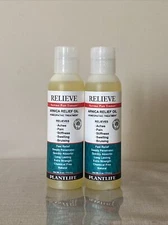 Lot of 2 PlantLife Homeopathic Arnica Relief Oil - 4 oz