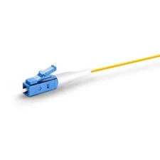 Singlemode 9/125 LC/UPC Fiber Pigtail for Fusion Splice 1M Unjacketed 0.9 mm Tig