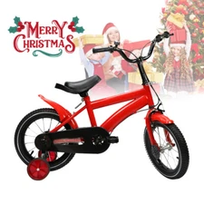 Kids Bike 14" for 3-6 Years Old Girls & Boys Child Bicycle Gift W/ Double brake