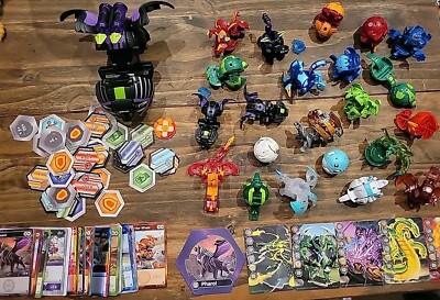 Bakugan lot + Cards + Case + Magnet Cards Battle Brawlers
