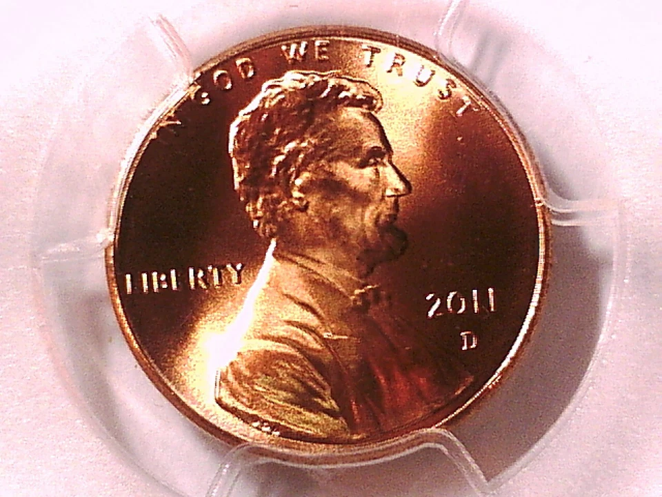 2011 D Lincoln Shield Cent Penny PCGS MS 67 RD 24769690 - Image 2 of 3
