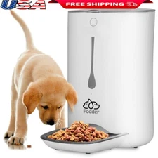 Smart Automatic Pet Feeder Digital Cat Dog Food Dispenser Voice Message Playback